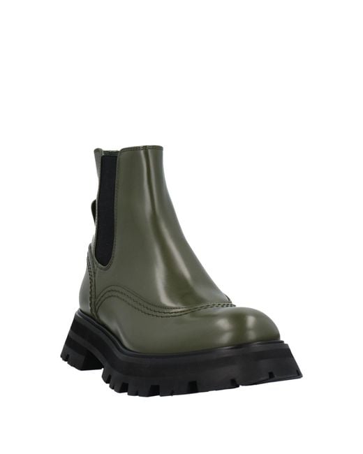 McQueen Black Ankle Boots