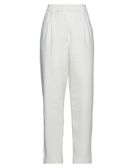 Brunello Cucinelli White Pants