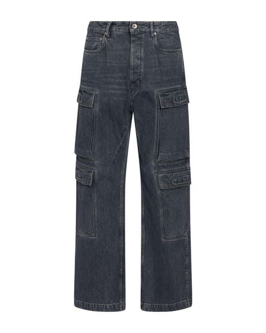 Rick Owens Blue Jeans Cotton for men