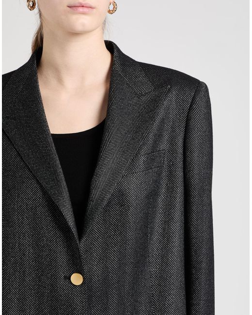 Tagliatore 0205 Black Blazer Wool, Viscose, Polyamide