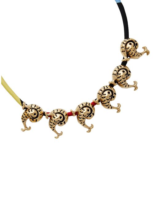 Collana di Emilio Pucci in Metallic