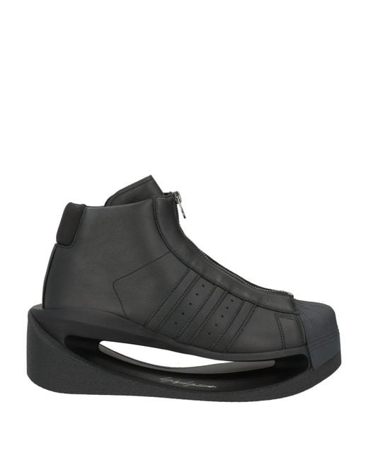 Y-3 Black Ankle Boots for men