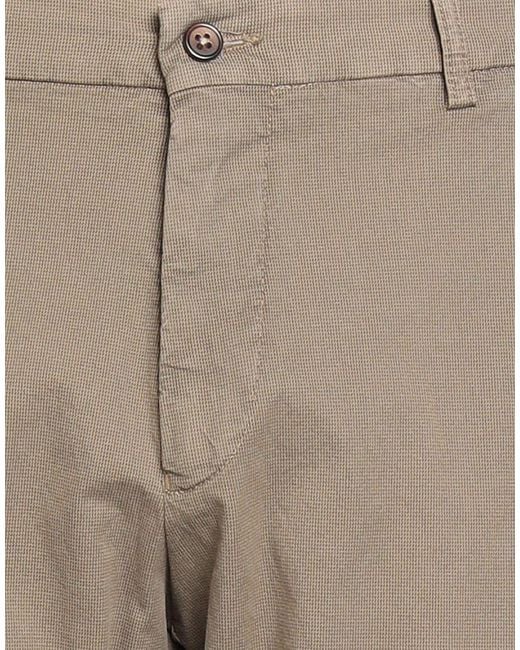 Berwich Gray Camel Pants Cotton, Elastane for men