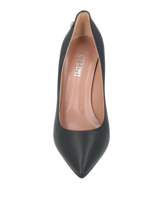 Pollini Gray Pumps Leather