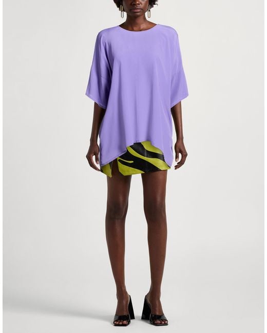 Top Suoli de color Purple