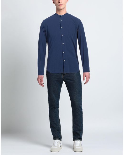 Brooksfield Blue Shirt for men