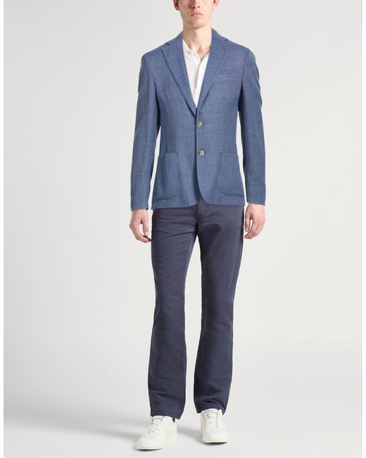 Barba Napoli Blue Blazers for men