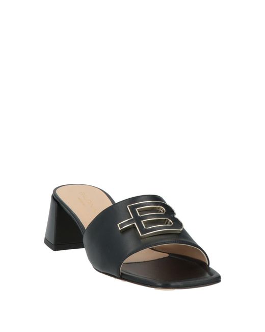 Baldinini Black Sandals Calfskin