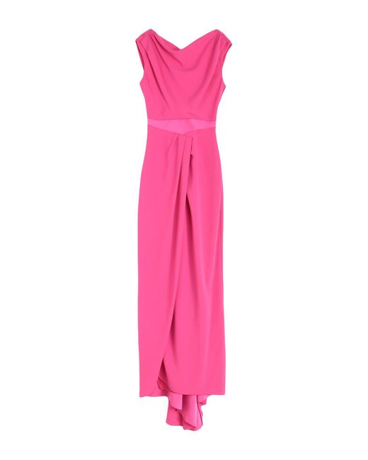 Paule Ka Pink Maxi Dress