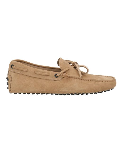 Tod's Natural Camel Loafers Soft Leather for men
