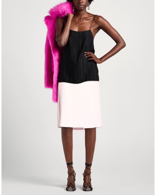 Max Mara Pink Midi Skirt Triacetate, Polyester