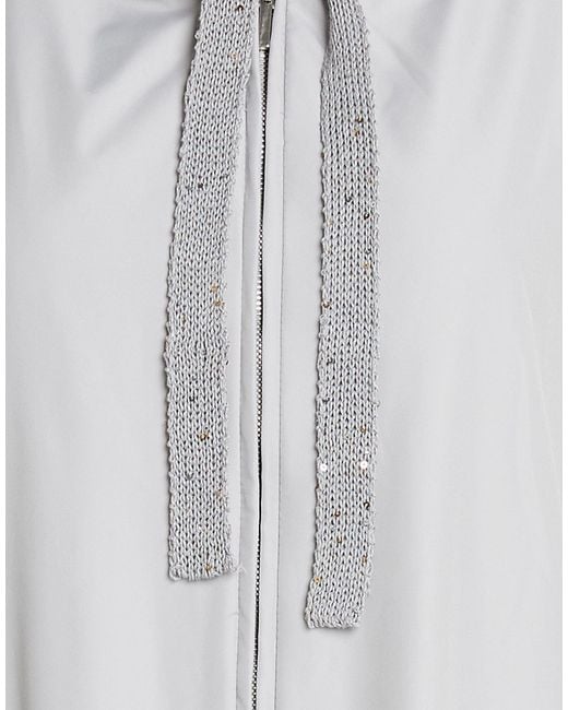 Le Tricot Perugia Gray Light Jacket Polyester