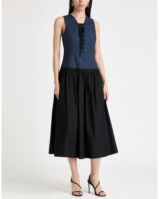 Ulla Johnson Blue Midi Dress