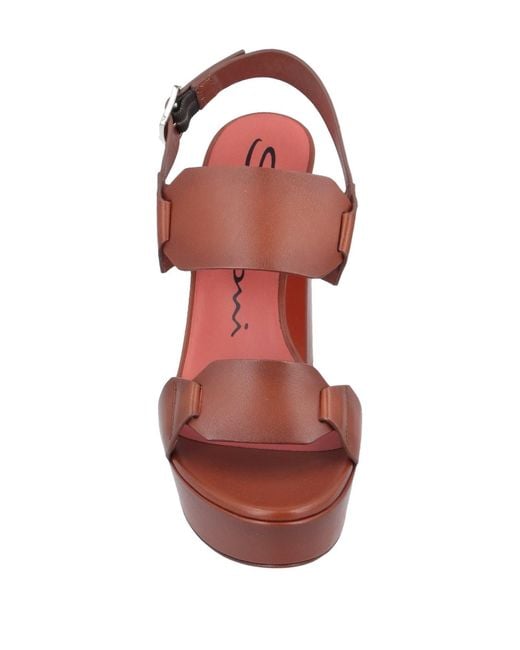 Santoni Brown Sandals