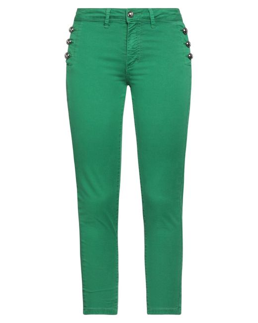 Rinascimento Green Denim Trousers