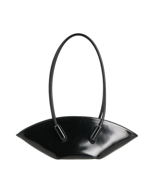 THEMOIRÈ Black Shoulder Bag Textile Fibers