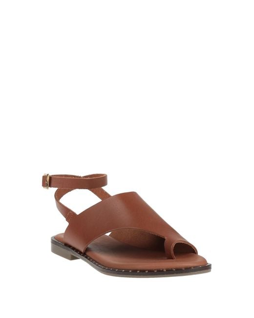 Ottod'Ame Brown Thong Sandal Leather
