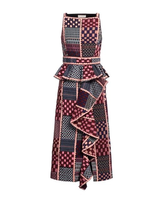 Ulla Johnson Red Midi Dress