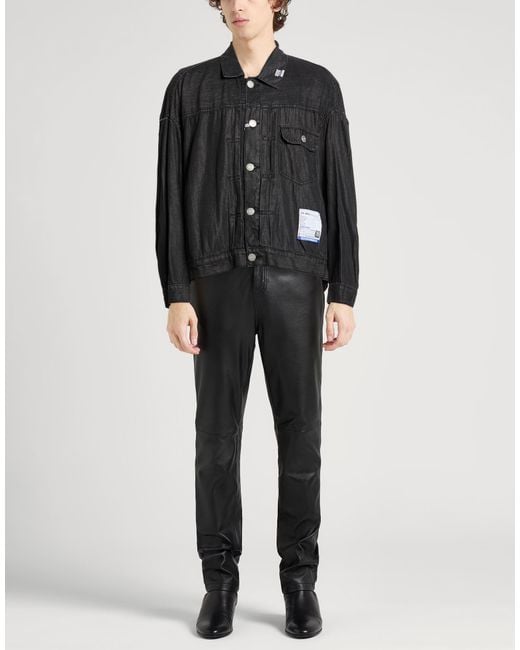 INSTRU(MEN-TAL) by MIHARA YASUHIRO Black Denim Outerwear for men