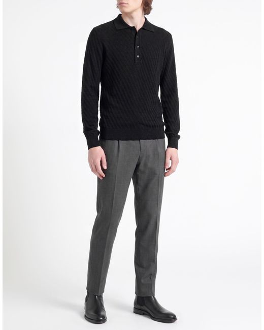 Paolo Pecora Black Jumper for men