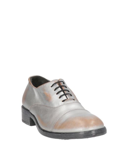 Moma White Lace-Up Shoes