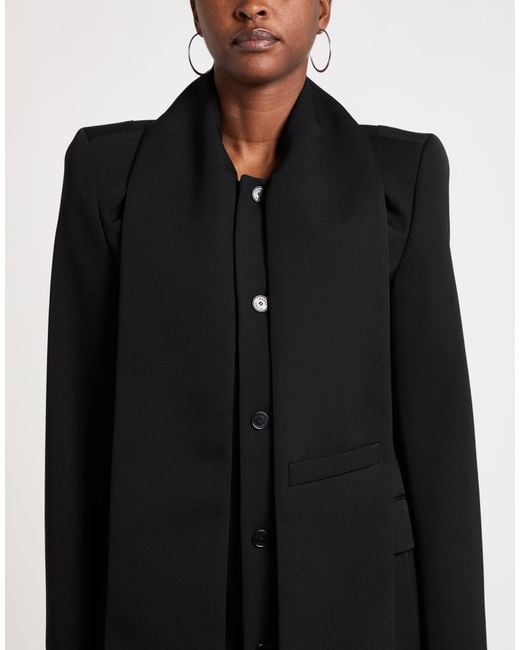 ALAINPAUL Black Coat Wool