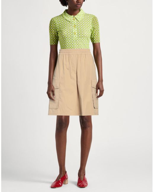 Weekend by Maxmara Natural Sand Shorts & Bermuda Shorts Cotton