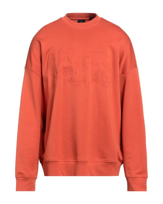 ARMANI EXCHANGE Sweatshirt in Orange für Herren