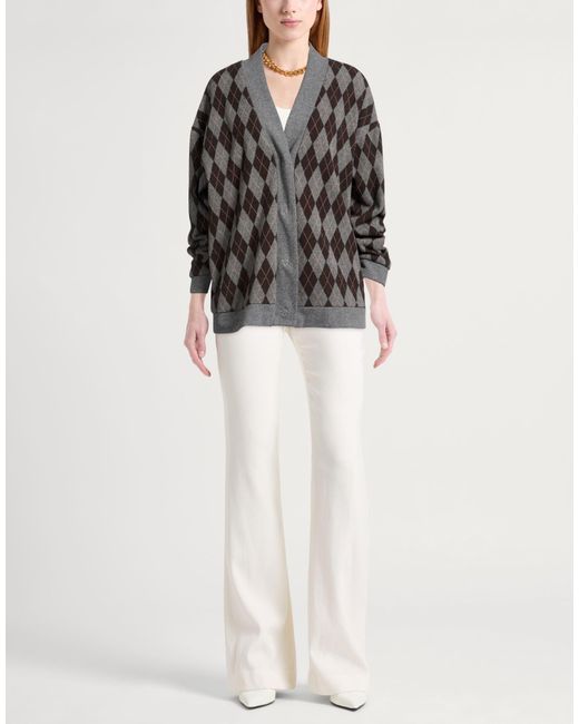 Souvenir Clubbing Black Cardigan Polyester, Cotton, Elastane