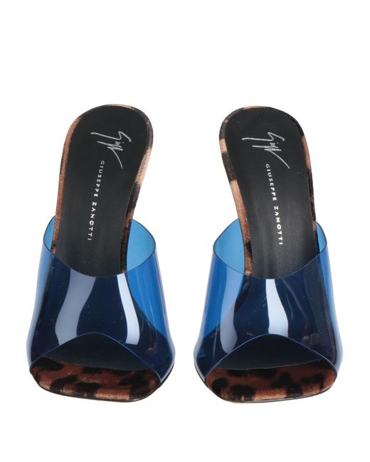 Giuseppe Zanotti Blue Sandals