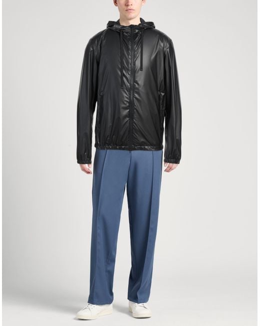 Herno Black Laminar Jacket Polyamide, Polyurethane Coated for men