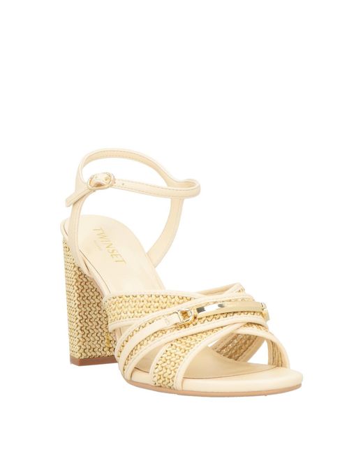Twinset Natural Sandals