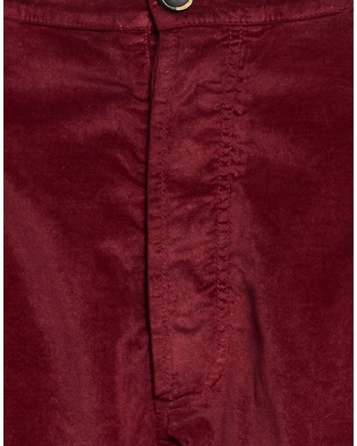 Uma Wang Red Pants Cotton, Modal, Elastane for men