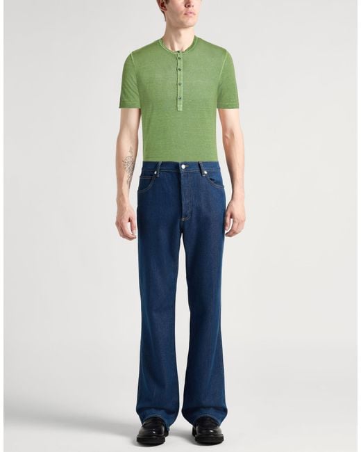 120% Lino Green T-Shirt for men