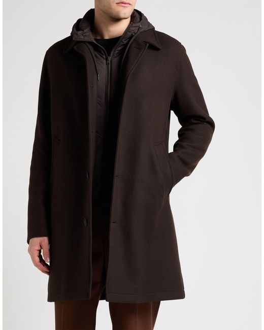 Herno Black Coat for men