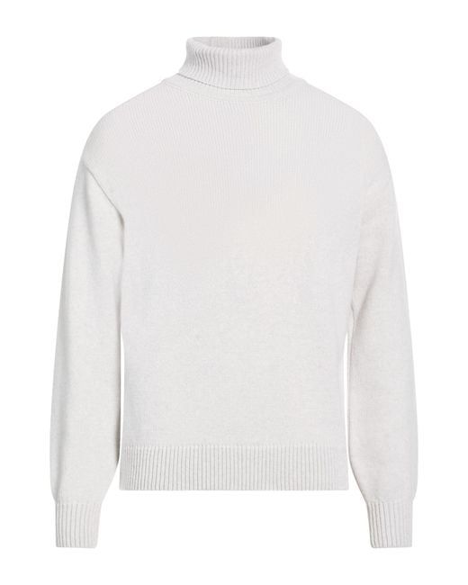 COLORFUL STANDARD White Turtleneck for men