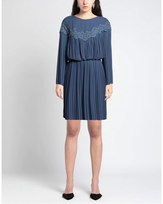Fracomina Blue Mini Dress