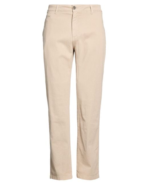 La Martina Natural Pants Cotton, Elastane for men