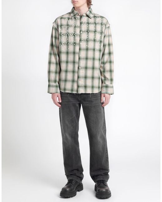 Barrow Green Shirt Cotton for men