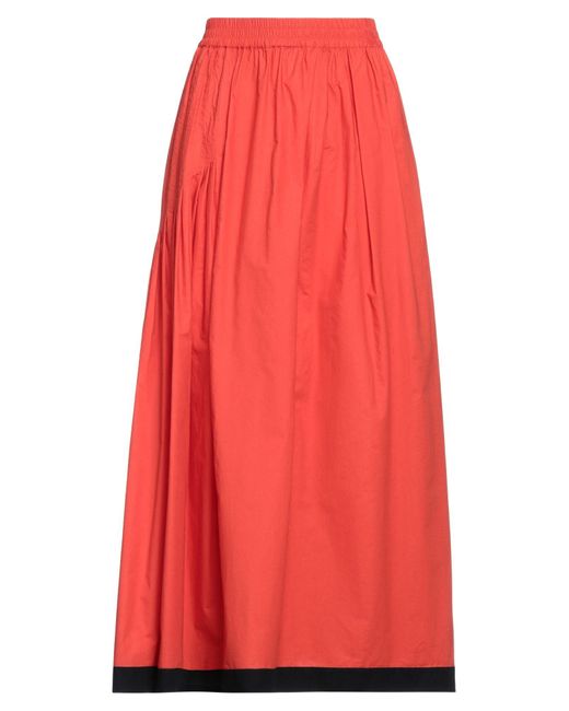Gentry Portofino Red Maxi Skirt