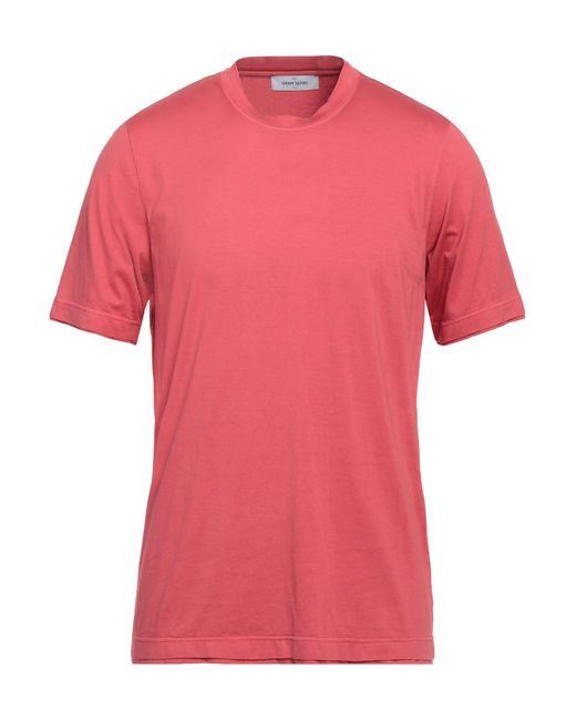 Gran Sasso Pink T-shirt for men