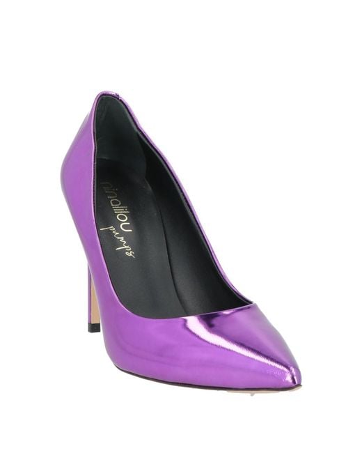 Ninalilou Purple Pumps