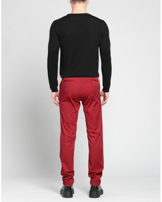 Isaia Red Pants for men