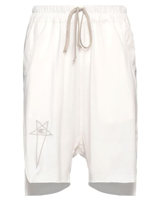 Rick Owens X Champion Shorts & Bermudashorts in White für Herren