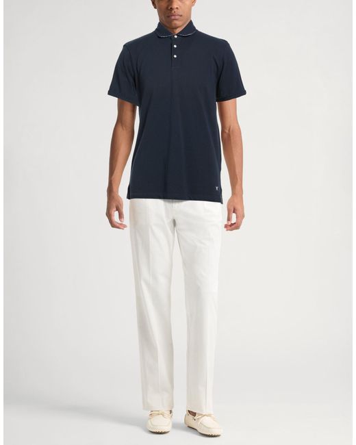 Polo Hackett de hombre de color Blue
