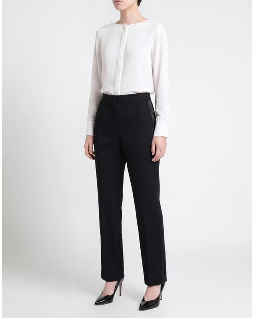 Givenchy Black Pants Wool, Silk, Polyester