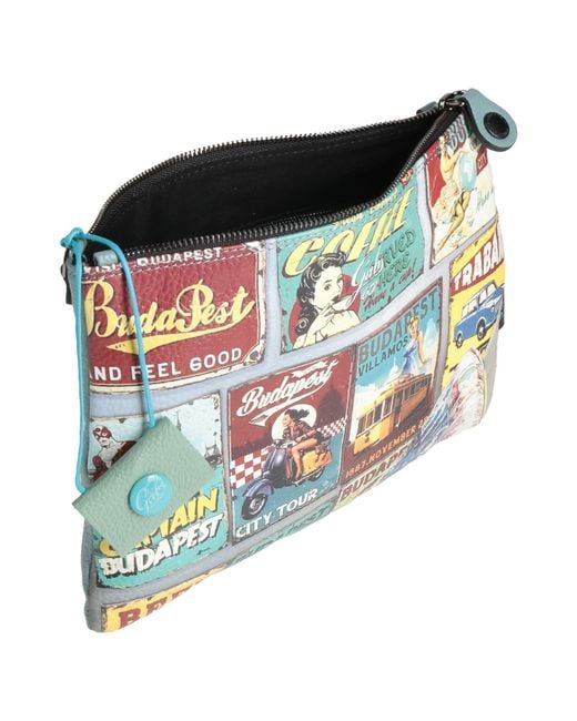 Gabs Blue Slate Cross-Body Bag Calfskin