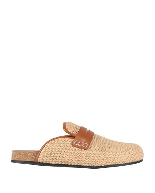 J.W. Anderson Sand Mules & Clogs Natural Raffia for men