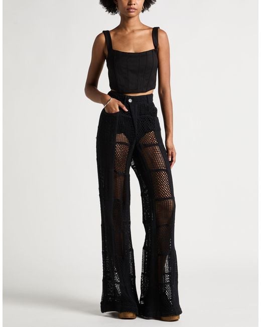Roberta Einer Black Pants Cotton