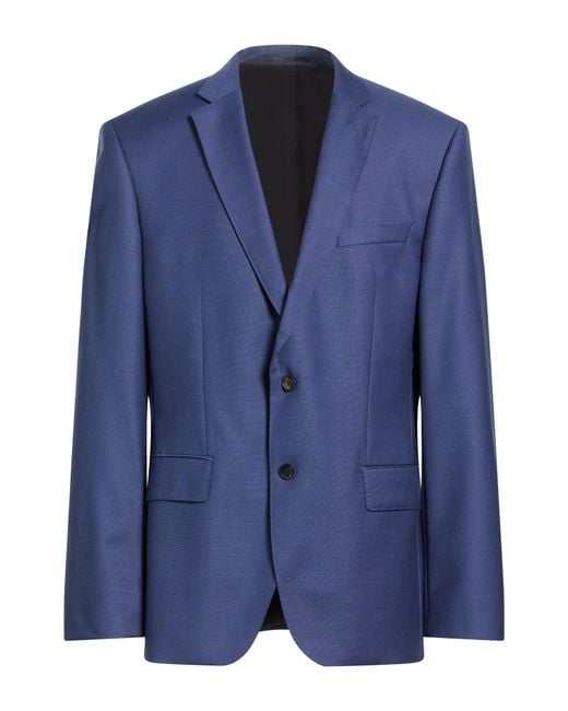 Boss Blue Blazer Virgin Wool for men